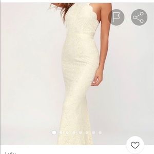 Brand New with tags Lulu’s Ivory dress